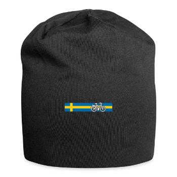 Suède voyage - Bonnet en jersey - noir - Devant