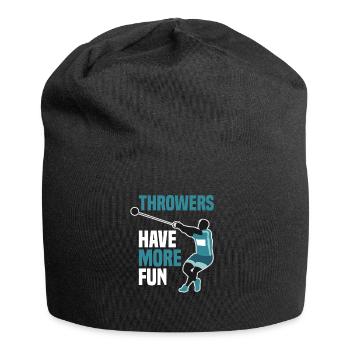 Leichtathletik - Jersey-Beanie - Schwarz - Vorne