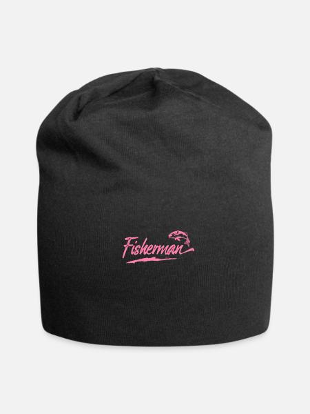 Fisherman - Jersey Beanie - black