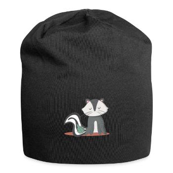 Niedliche Waldkreatur - Jersey-Beanie - Schwarz - Vorne