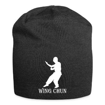 wing chun geschenk shirt - Jersey-Beanie - Anthrazit - Vorne