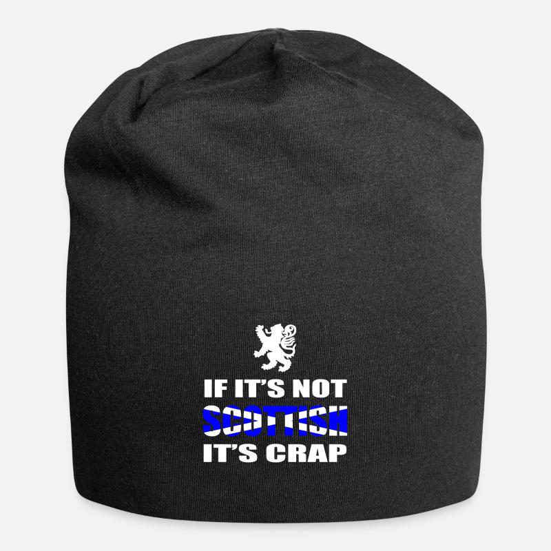 Schottland - Jersey-Beanie - Schwarz