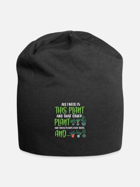 Garten - Jersey-Beanie - Schwarz