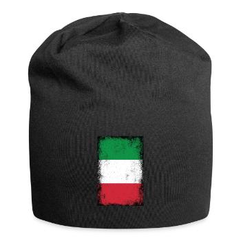 Italy Italian Flag Italian Flag Vintage - Jersey Beanie - black - Front