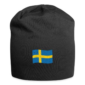 Sweden Flag Swedish Flag Swedish Flag - Jersey Beanie - black - Front
