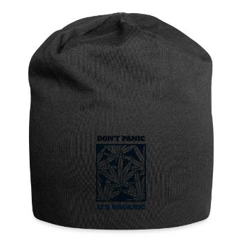 Don't Panic It's Organic - Keine Panik es ist orga - Jersey-Beanie - Schwarz - Vorne