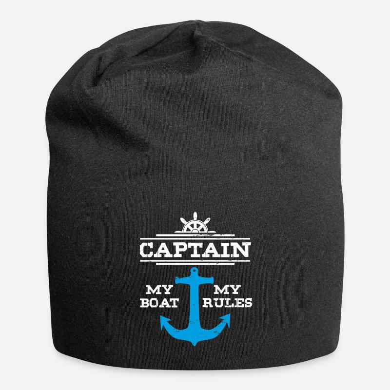 Segeln Captain Anker - Jersey-Beanie - Schwarz