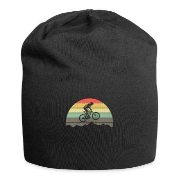 Vélo de montagne VTT Vélo Rétro Vintage Montagnes Vélo - Bonnet en jersey - noir - Devant