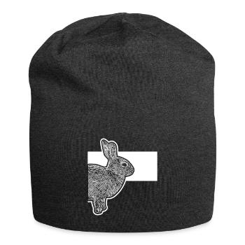 Cute Dwarf Rabbit Rabbit Breeder - Jersey Beanie - charcoal grey - Front
