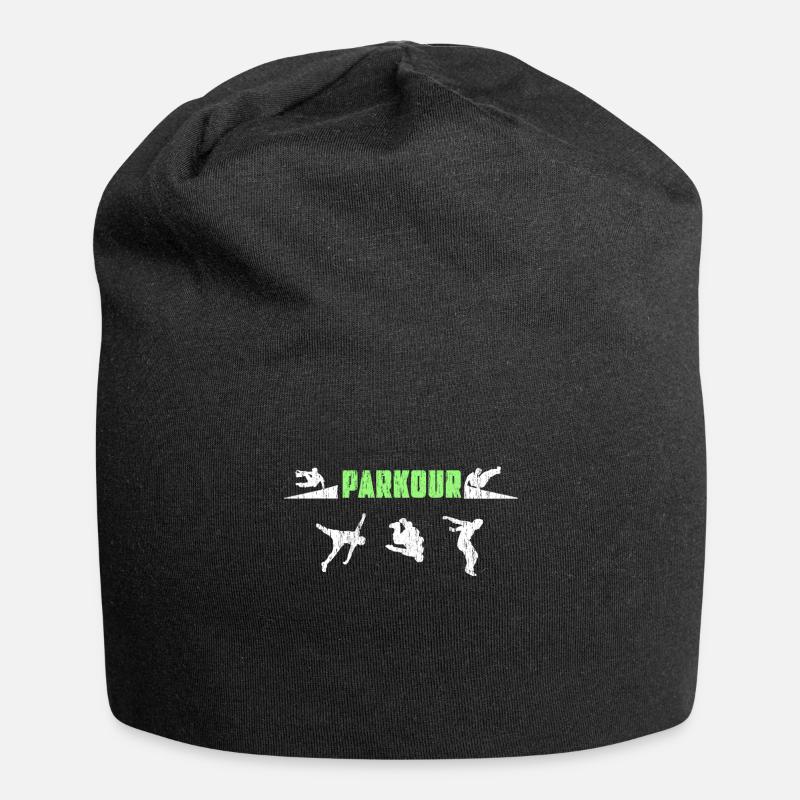 Parkour - Jersey Beanie - black