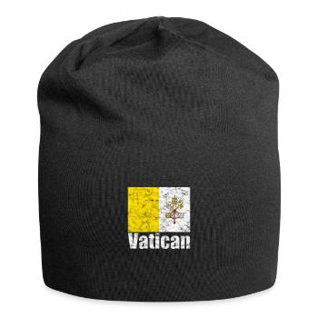 Millésime drapeau vatican - Bonnet en jersey - noir - Devant