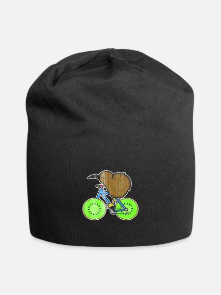 Kiwi de Nouvelle Zélande - Bonnet en jersey - noir