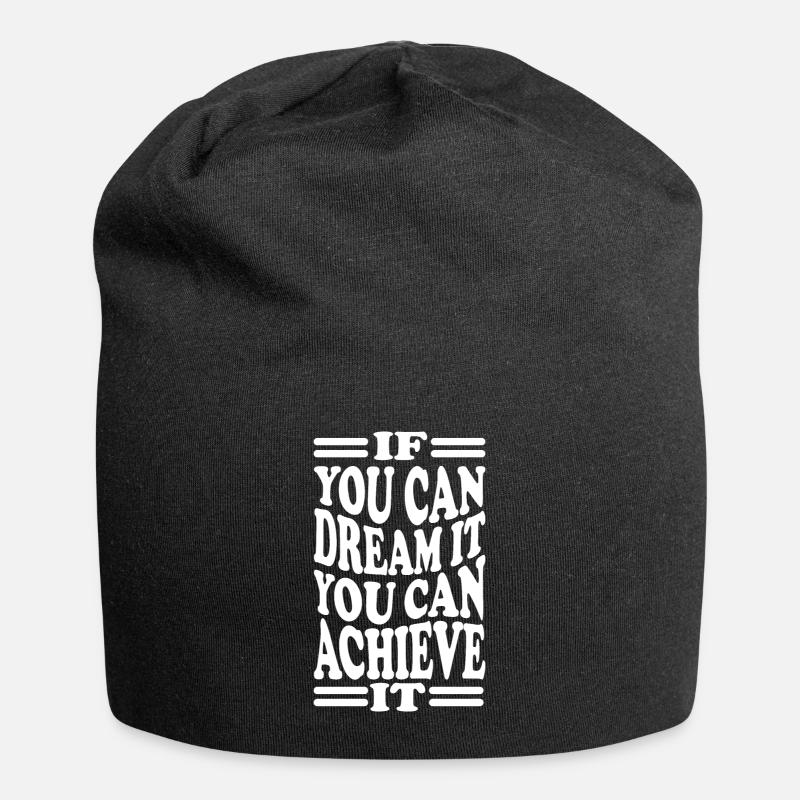 Motivation - Jersey-Beanie - Schwarz