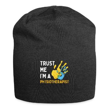 Physiotherapie Vertrauen - Jersey-Beanie - Anthrazit - Vorne