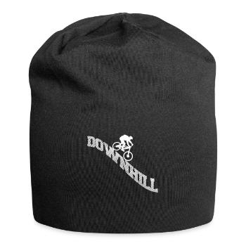 MTB Mountain Biking Bike Mountainbike Downhill BMX - Jersey-Beanie - Schwarz - Vorne