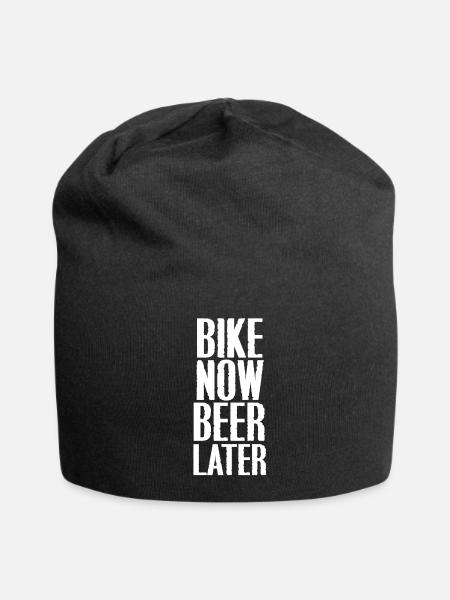 Fahrrad Fahrradfahren - Jersey-Beanie - Schwarz