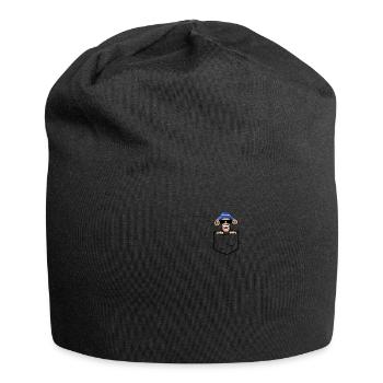 Schimpanse Polo - Jersey-Beanie - Schwarz - Vorne