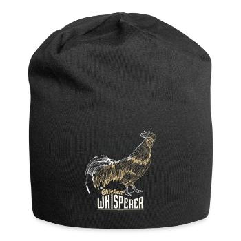 Chicken whisperer chicken - Jersey Beanie - black - Front