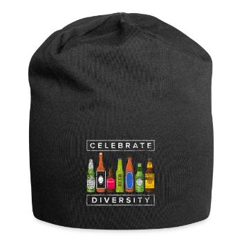 Bière bière - Bonnet en jersey - noir - Devant