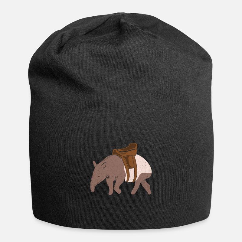 Tapir - Jersey-Beanie - Schwarz