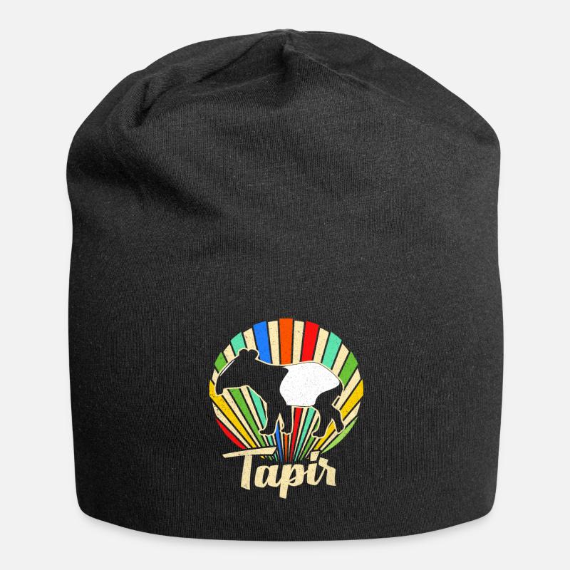 Tapir - Jersey-Beanie - Schwarz