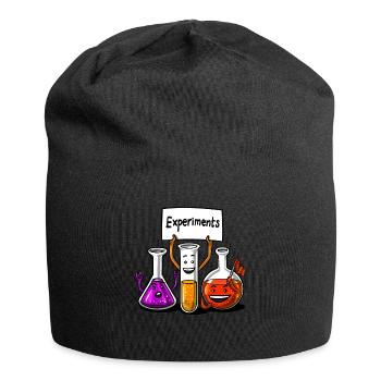 Chemistry Science Experiments Funny School Student - Jersey Beanie - black - Front
