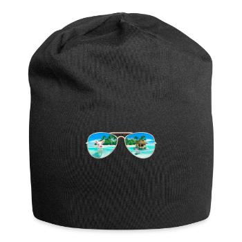 Bahamas Lunettes de soleil flottantes pour cochons - Bonnet en jersey - noir - Devant