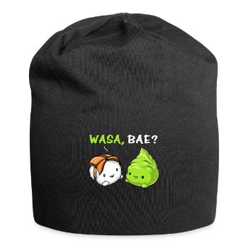 Niedliche Sushi Wasabi Paare Wasa Bae - Jersey-Beanie - Schwarz - Vorne