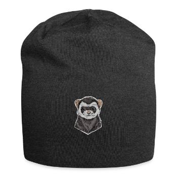 Frettchen - Jersey-Beanie - Anthrazit - Vorne