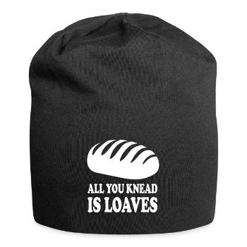 Brot Bäckerei - Jersey-Beanie - Schwarz - Vorne