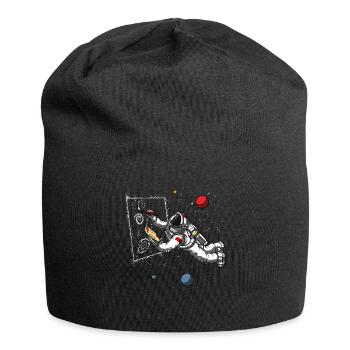 Astronaute de l'espace Artiste peintre Cosmic Galaxy - Bonnet en jersey - noir - Devant