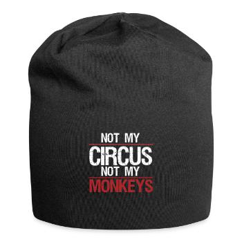 Carnaval carnaval carnaval de nuit Helau costume cadeau - Bonnet en jersey - noir - Devant