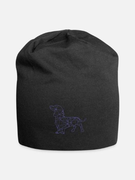 teckel - Bonnet en jersey - noir