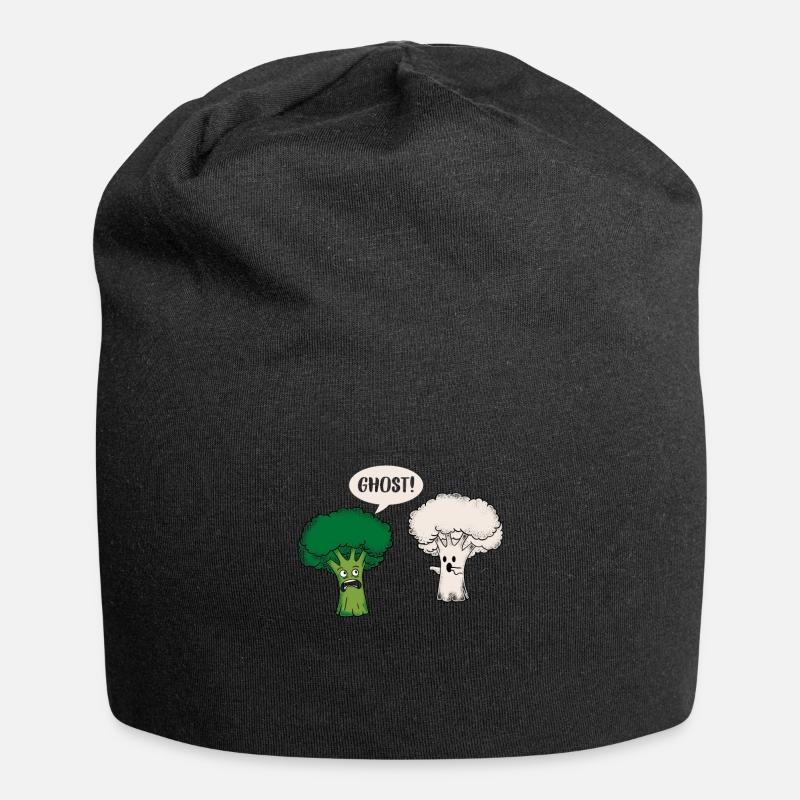 cadeau de brocoli et de chou-fleur - Bonnet en jersey - noir