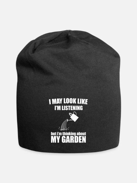 Gardener garden - Jersey Beanie - black