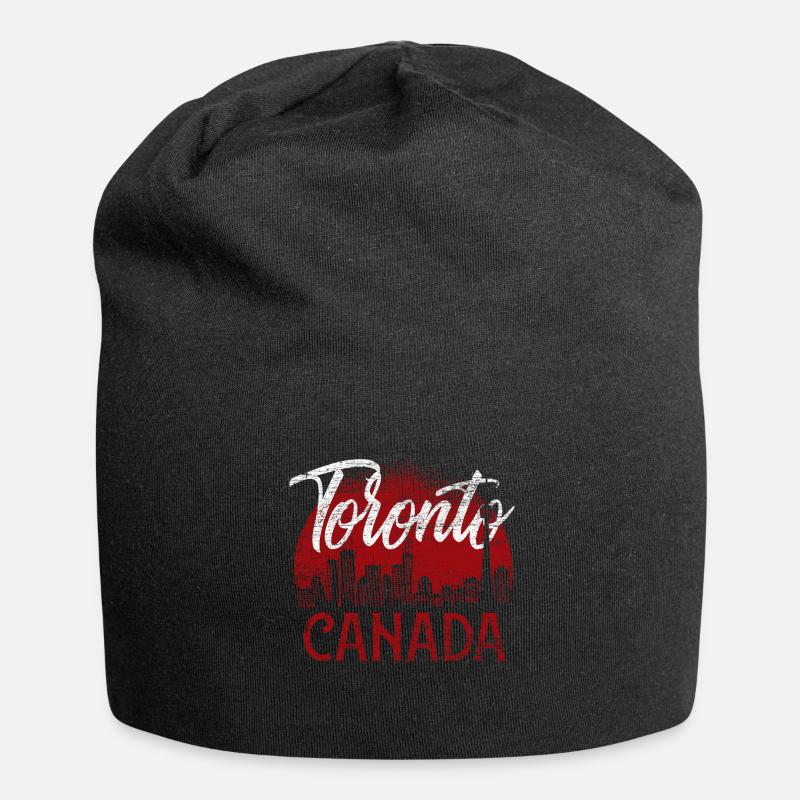 Toronto Kanada - Jersey-Beanie - Schwarz