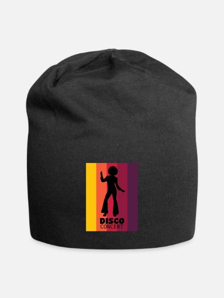 disco - Bonnet en jersey - noir