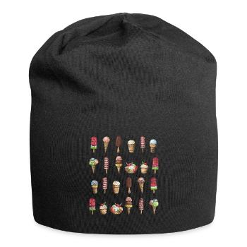 Eis Eisbecher - Jersey-Beanie - Schwarz - Vorne