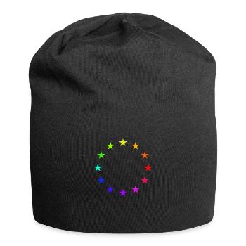 Europa EU Flage arc-en-ciel - Bonnet en jersey - noir - Devant