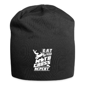 Motocross - Bonnet en jersey - noir - Devant