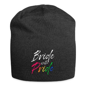 Braut Stolz LGBT - Jersey-Beanie - Anthrazit - Vorne