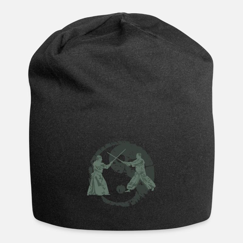 Aïkido - Bonnet en jersey - noir