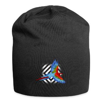 perroquet - Bonnet en jersey - noir - Devant