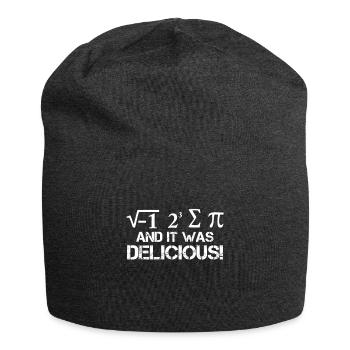 Pi Formula I ATE SUM PIE Mathematics - Jersey Beanie - charcoal grey - Front