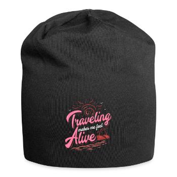 Vie de voyage - Bonnet en jersey - noir - Devant