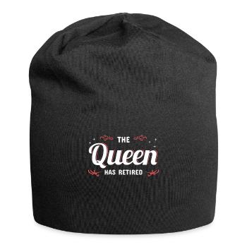 The Queen Has Retired - Jersey Beanie - black - Front