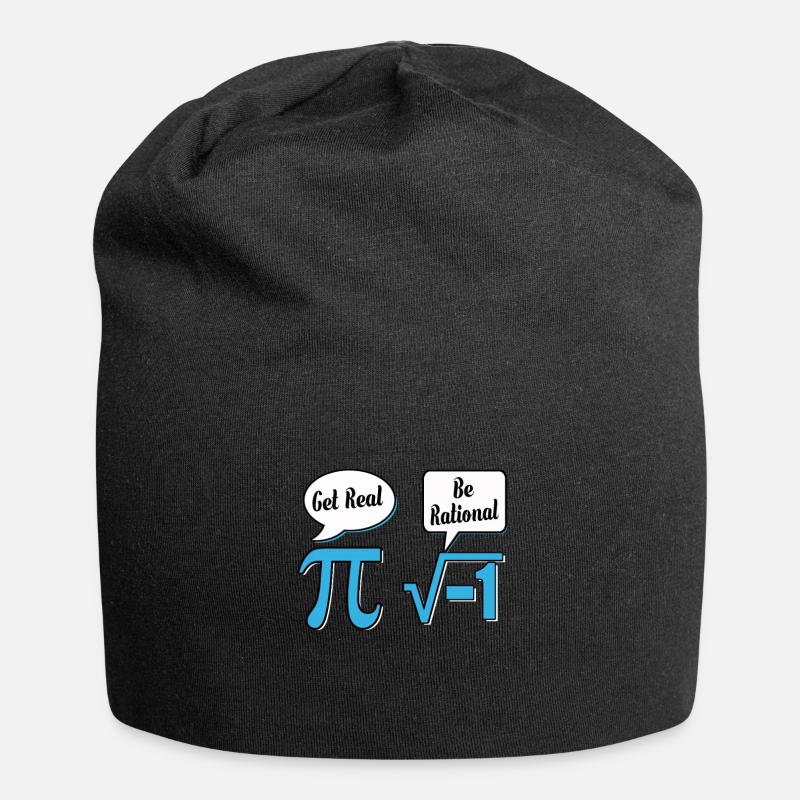 Math math mathematician experiment gift - Jersey Beanie - black