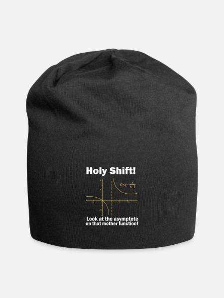 Math math mathematician experiment gift - Jersey Beanie - black