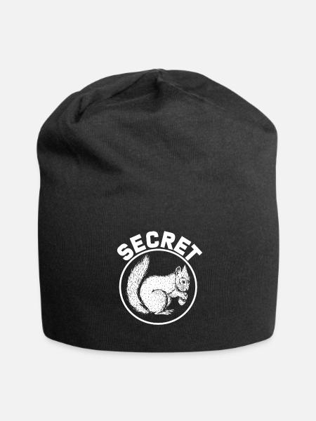 Squirrel nuts - Jersey Beanie - black
