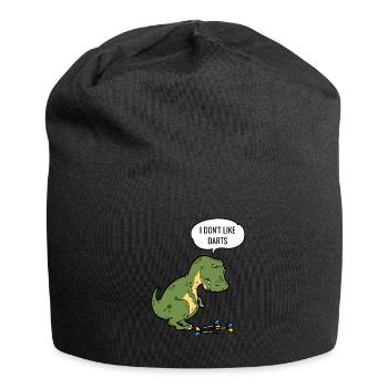 Jeu de fléchettes T-Rex Dinosboard Pun - Bonnet en jersey - noir - Devant